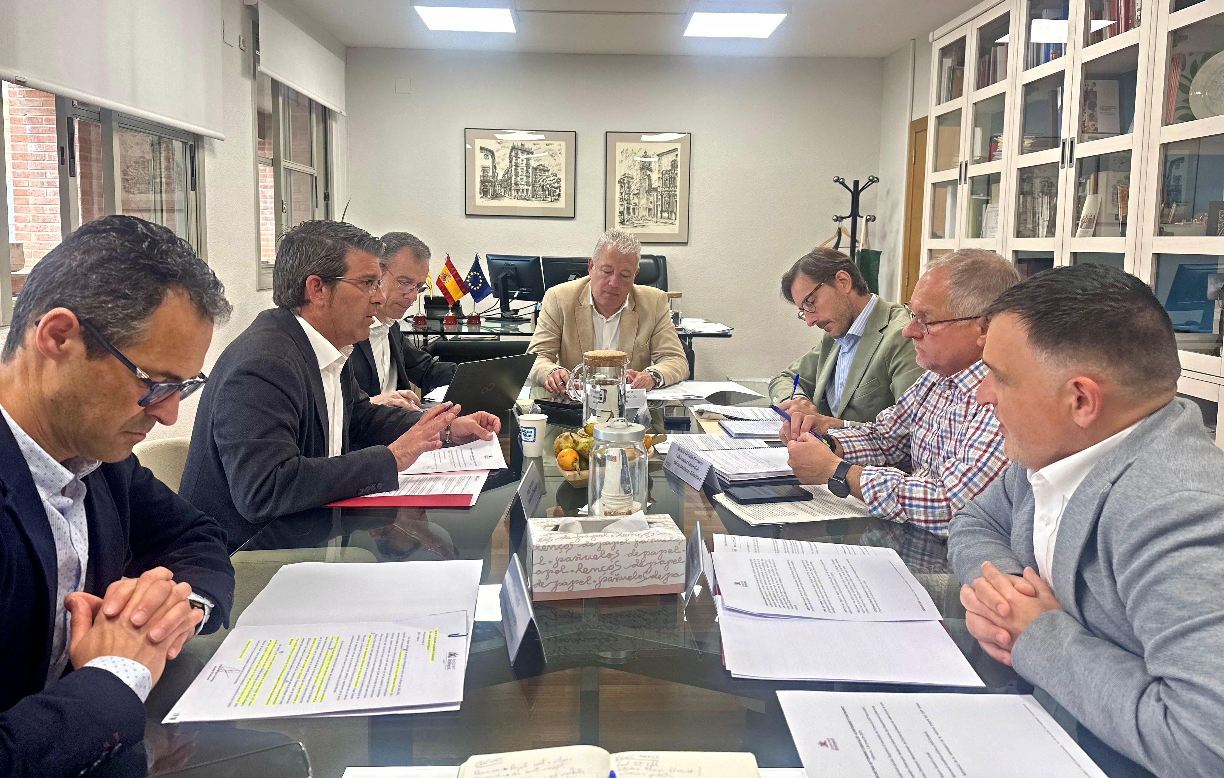 Reunió amb la conselleria d'Educació
