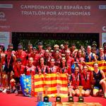 Tres atletas del Triatló Ontinyent, en el Campeonato de España por autonomías