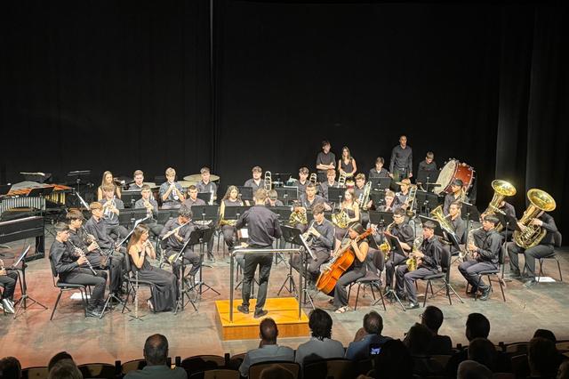 La banda joven de la Vall d'Albaida culmina el seu cicle de concerts