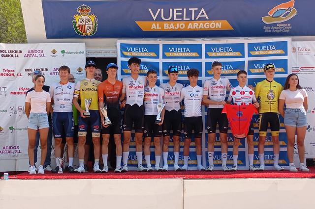 Fran Gramage brilla con un tercer puesto en la Vuelta Ciclista al Bajo Aragón