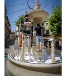 Bocairent completa la restauració de la font de la plaça de l’Ajuntament