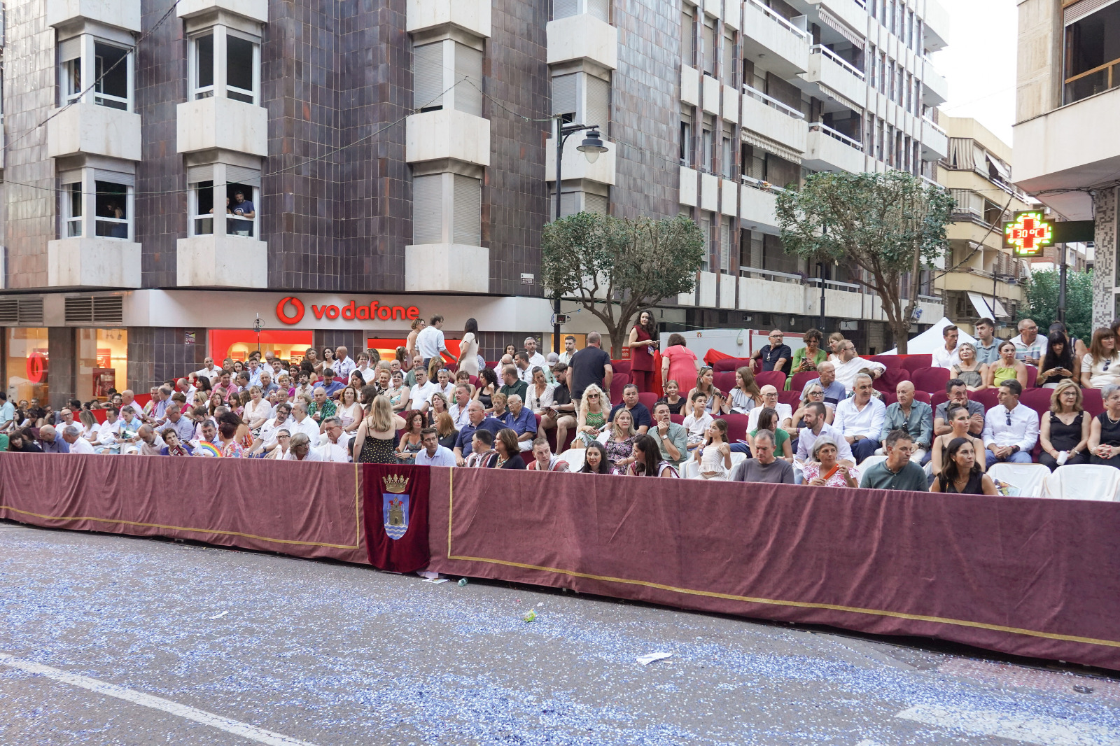 Tribuna d'autoritats en l'Entrada d'Ontinyent 2024