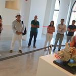 Directius de la Ciutat de les Arts visiten l’exposició de Dulk a Ontinyent