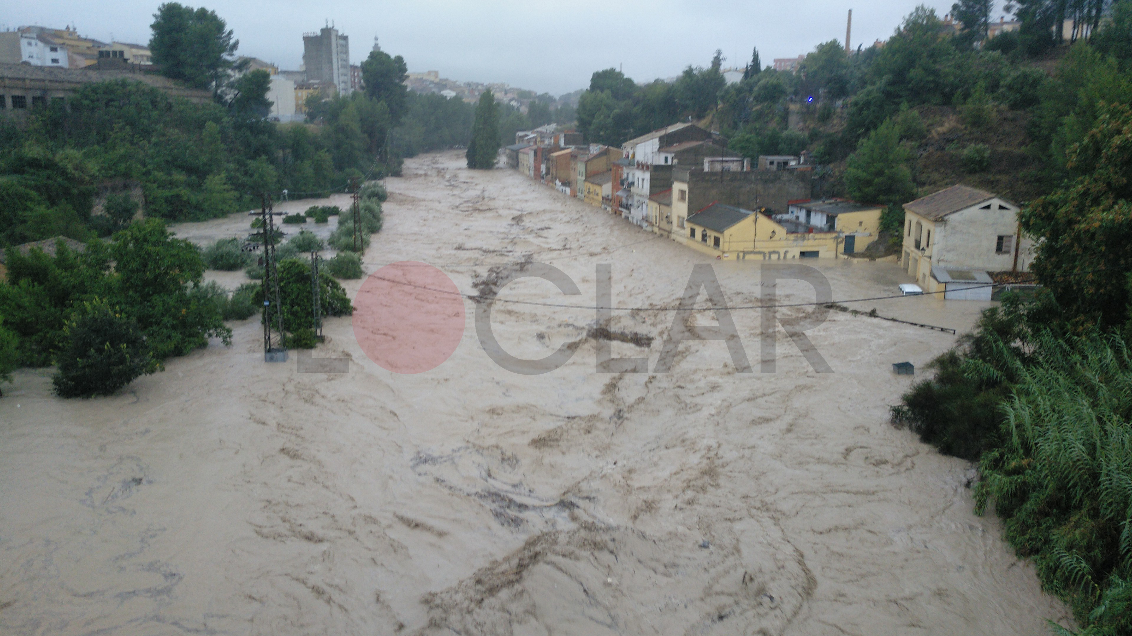Así creció el río Clariano