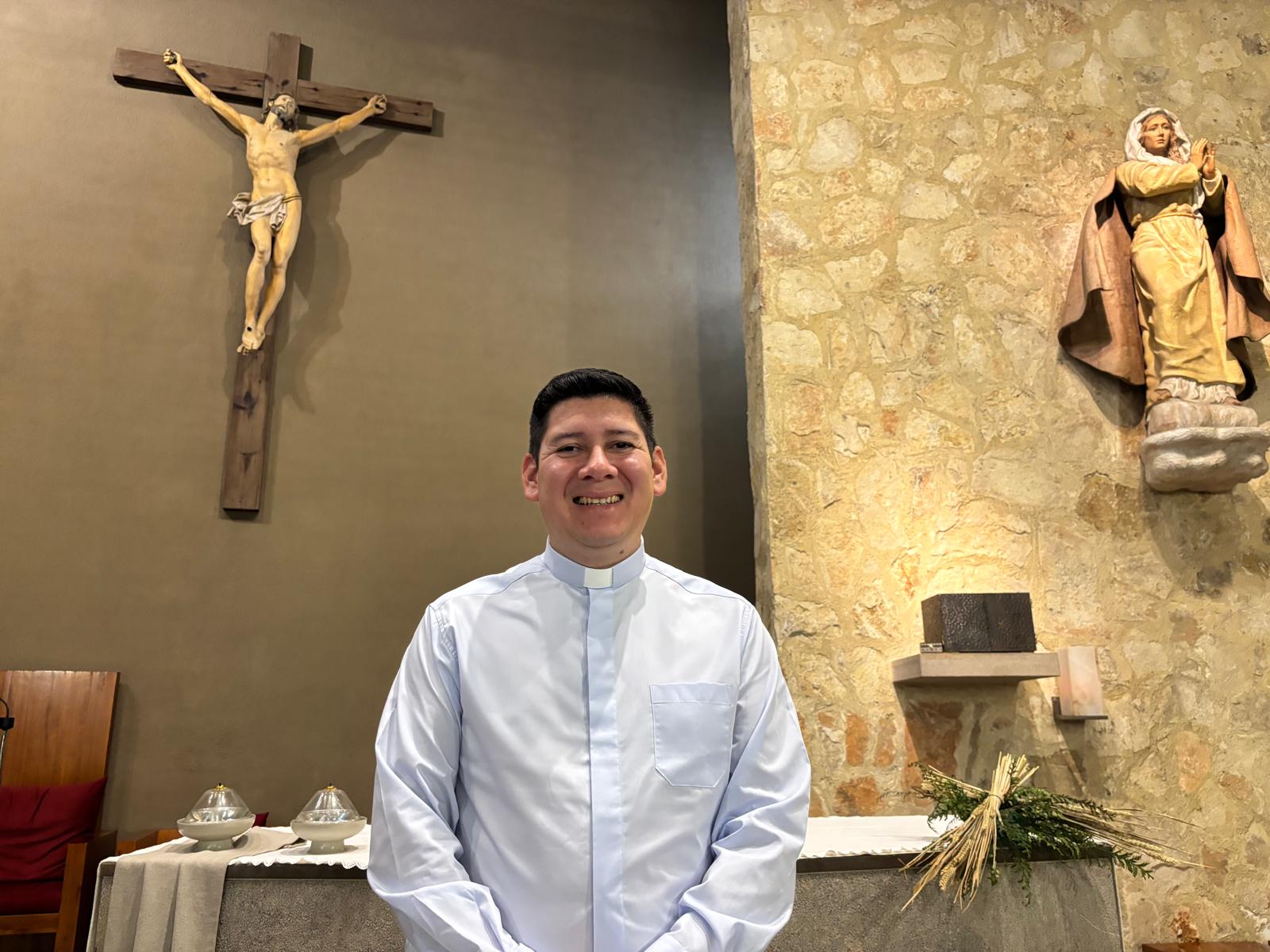 D. Carlos Blandón, nou administrador de la parròquia de Sant Rafael